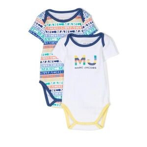 Marc Jacobs Colorful Baby Bodysuit Set New